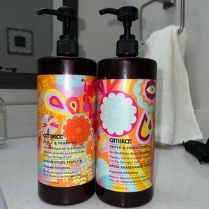 Amika Triple Rx Shampoo and Conditioner